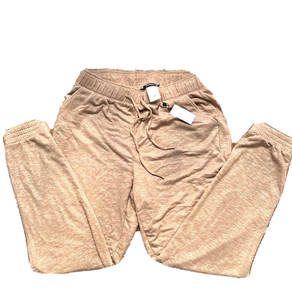 NWT Small Express High Waisted Metallic Joggers